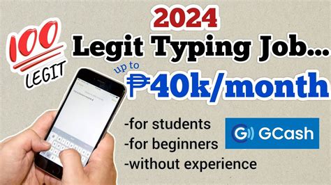 typing jobs paid by gcash philippines|Work From Home Typing Jobs in Philippines .